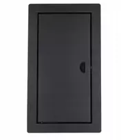 X-met metalinės revizinės durelės 20x40 cm juodos spalvos su sklende