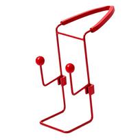 Organizer Holder Metal Sink Drying Rack Rustproof Iron Kitchen Sink Organizer Drain Holder Wall Sucker Dish Cloth Shelf Kitchen raudona