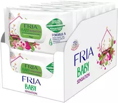Fria Baby Sensation drėgnos servetėlės su taukmedžio sviestu, 840 vnt.