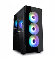 Kompiuterio korpusas Zalman i3 Neo Tg Midi Tower Atx, juodas korpusas su langu