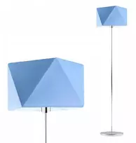 Moderni mėlyna Led grindų lempa su gaubtu E27