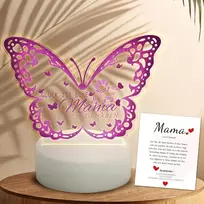 Taimeimao dovanos mamai, aš myliu tave, mama, led naktinė lemputė, drugelio naktinė lemputė, dovana mamai, advento kalendoriaus užpildas mamai, motinoms, dovanos mamai