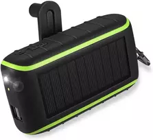 Powerbank 12000mah su rankine pavara ir 2 Usb