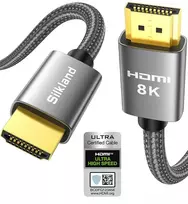 Hdmi 2.1 Kabelis 8k, 2m, 48gbps, Earc, Hdr10, Dolby Atmos