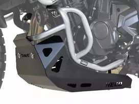 Heed apsauginiai lankai Benelli Trk 702/702x - apatiniai sidabriniai + aliuminio apsauga juoda