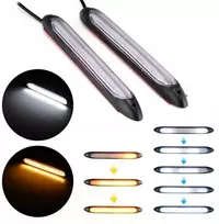 Motoledy Drl Flex Led dienos žibintai su tekančiu posūkiu +wow