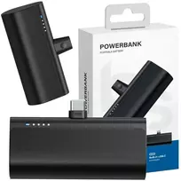 Powerbank 5000 Mah su įmontuota Usb-c jungtimi 5v 2.1a Qc greitas įkrovimas