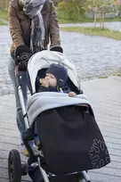 Byboom Softshell termoaktyvus funkcinis universalus lauko kūdikio antklodas 70 x 100 cm vežimėliui, sportiniam vežimėliui