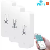 3 vnt. termometras higrometras drėgmės temperatūros jutiklis Wifi Tuya Smart Home