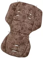 Gesslein Loop 244 sėdynės užvalkalas vežimėliui ir universalus reversinis įdėklas vasarai ir žiemai Tencel kvėpuojantis Flower Brown