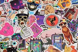 Vandeniui atsparūs lipdukai graffiti bomb mix top 100vnt