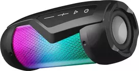 Kompiuterio kolonėlės Bigben Interactive Party atsparus vandeniui mini bluetooth garsiakalbis su šviesos efektais - juodas