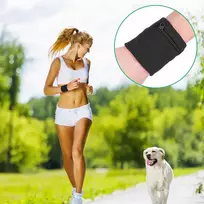 Tiiyee Prakaitas sugeriantis raištis, krepšelis ant riešo, krepšelis ant riešo, raištis, piniginė, užtrauktukas, sportinis krepšelis ant riešo, laidus orui prakaitas sugeriantis raištis