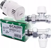 Termostatinis tiesus radiatorių komplektas Caleffi