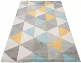 Lazur kilimas 160x220 cm – modernus, minkštas, pastelinių spalvų