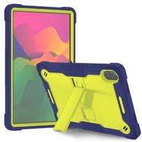 Šarvuotas dėklas Honor Pad X8b X8a 11.0  NDL2-W09 NDL-W09 Įmontuojamas stovas 3 sluoksnių apsauga Neslystantis dėklas Atsparus smūgiams Honor Pad X8b 2026 yellow