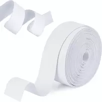 Elastinė juosta, 10 metrų guminė juosta, elastinės juostos, siuvimo 20 mm, kelnių gumai, „pasidaryk pats“ amatų audiniai siuvimui, nelengvai deformuojama, balta