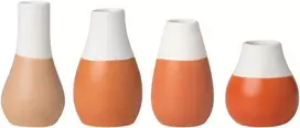 Räder Design mini pastelinių vazų rinkinys, 4 dekoratyvinės vazos