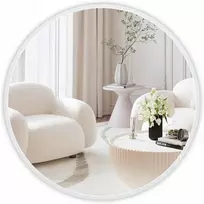 Dripex apvalus sieninis veidrodis 40 cm – elegancija, kuri pakeis jūsų interjerą!