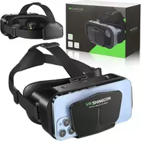 Vr shinecon 3d virtualios realybės akiniai-šalmas, skirtas iphone android išmaniesiems telefonams