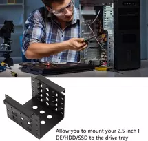 Default Aliuminio 4 skyrių 2.5" Hdd/ssd laikiklis