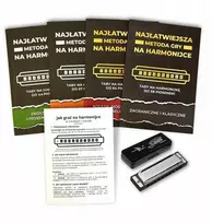 4 knygos armonikai + instrumentas. Armonikos tabulatūros