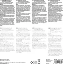 Adena Idena 31610 led dekoratyvinės metalinės žvaigždės su integruotomis girliandomis, skirtos naudoti lauke ir patalpose, 3 šviečiančios žvaigždės šiltai balta spalva su baterija ir 6 valandų laikmačio funkcija
