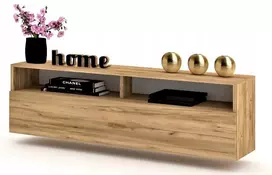 TV staliukas Pakabinama Tv spintelė komoda Play Open Ąžuolas Craft 120