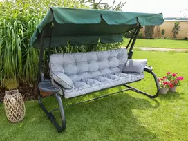 Hobbygarden Sūpynių pagalvė sodo suolui 150 cm storio, vandeniui atspari + 2 Jaśki