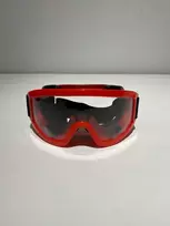 Motocikliniai akiniai cross enduro quad rower mtb atv raudoni