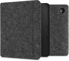 Kwmobile dėklas, suderinamas su Tolino Vision 6 - Veltinio audinio Ereader apsauginis dėklas - Tamsiai pilkas