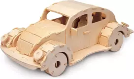 Vabalas "vw Beetle" medinis konstravimo rinkinys