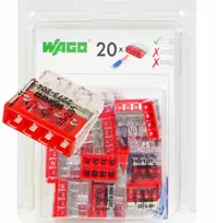 Elektros greitoji jungtis 4x2,5 Wago 2273-204 20vnt