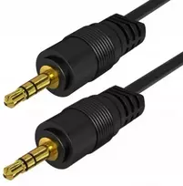 Audio aux kabelis mini jack 3,5 mm kištukai vyriški 1 m