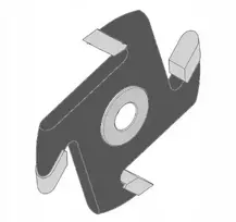 Faba freza profiliuotas rutulinis R5 125x30x10mm