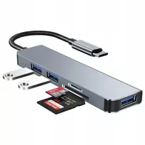 Hub type usb c skirstytuvas sd micro sd kortelių skaitytuvas
