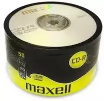 Vinilinė plokštelė Maxell Cd-r diskai 50 vnt. + Cd dėžutės