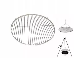 Nerūdijantis, rūgštims atsparus grilio grotelės inox 70cm apvalios