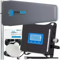 Signaflex Lcd3000 65dbi Gsm 4g Lte telefono ir interneto signalo rinkinys + antenos 15m