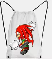 Kuprinė į mokyklą kūno kultūrai, sportinis maišelis Sonic Knuckles su spauda
