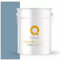Q-cover kvarcinis gruntas silikoniniam tinkui mėlynas f126 15kg