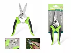 Edmar rankinės sodo žirklės, tikslios, smailėjančios, aštrios, ilgis 17.5cm