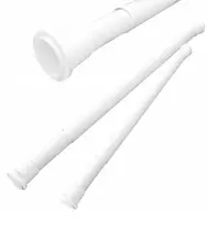 Balta lazda užuolaidoms, spintai, 90-150 cm
