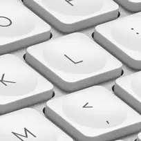 Logitech Mx Keys Mini belaidė klaviatūra, minimalistinė, šviesiai pilka