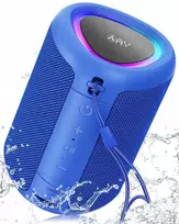 Kompiuterio kolonėlės Ay nešiojamas Bluetooth garsiakalbis su apšvietimu, atsparus vandeniui Ipx5, 24 val. baterija