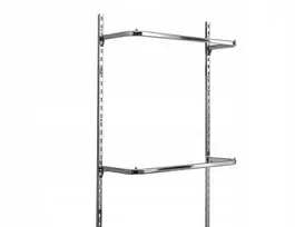 Metalinis modulinis drabužių kabykla Best-line parduotuvei, drabužiams, salonui 100x240 chromuotas