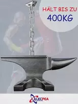 Alecpea nerūdijančio plieno lubų kabliukas 450 kg skirtas hamakams ir boksui