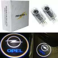 Opel 2x led pasveikinimo lemputė logotipo projektorius automobiliui insignia