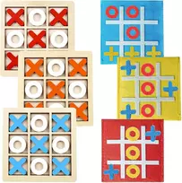 6 nešiojamų „tik Tak Toe“ rinkinys, 14 x 14 cm „tik Tak Boom“ pagamintas iš medžio, veltinio „tictactoe Tic Tac“ žaidimas, interaktyvūs stalo žaidimai, strateginis ir mąstymo žaidimas, tinkamas vakarėliams ir šventėms suaugusiems