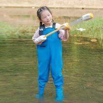 Children's One-Piece Waterproof Waders XXX-Large blue